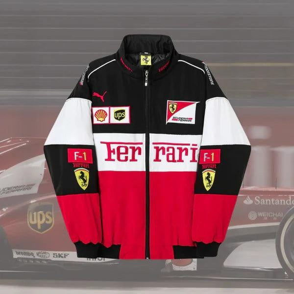 Jaqueta Racing TRIFECTA – Inspiração Ferrari F1