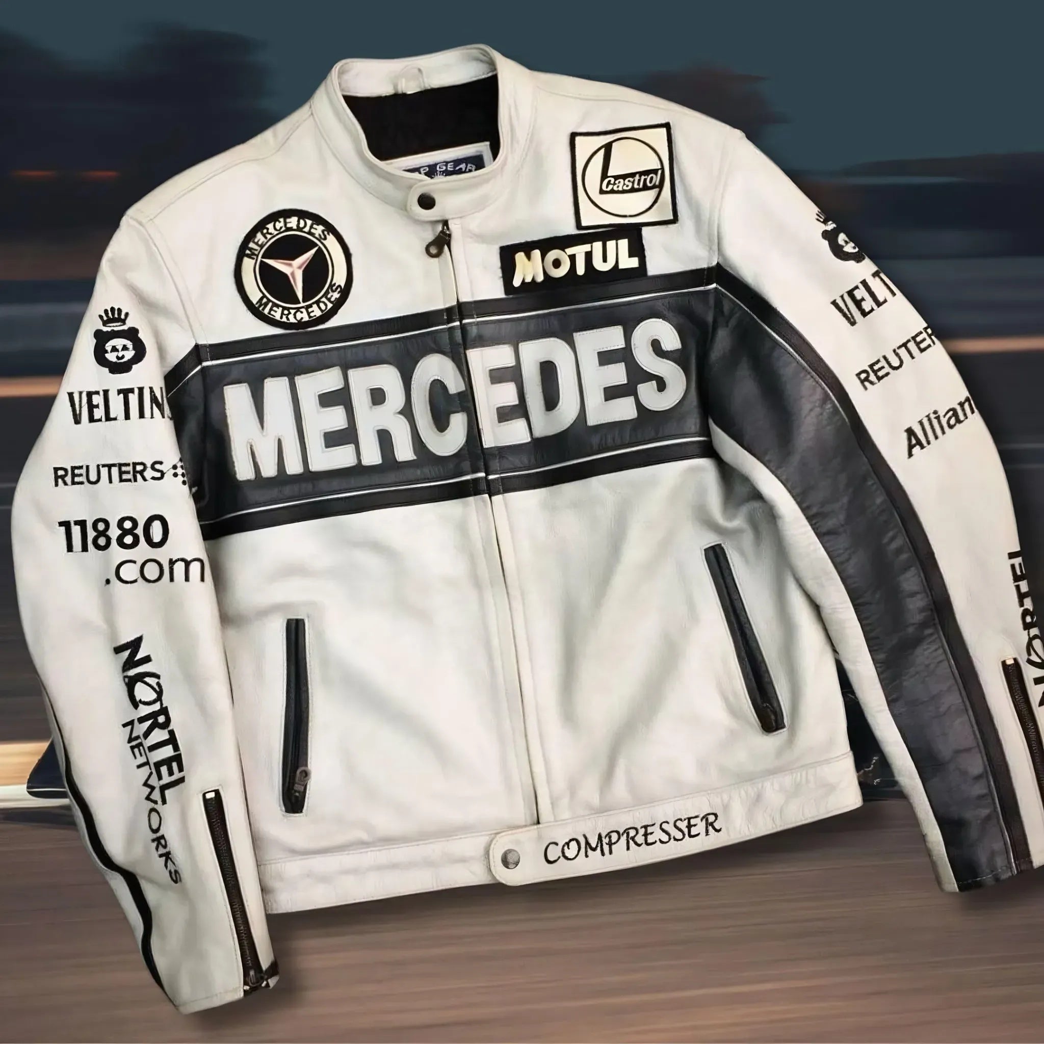 Jaqueta Inspiração Mercedes Vintage