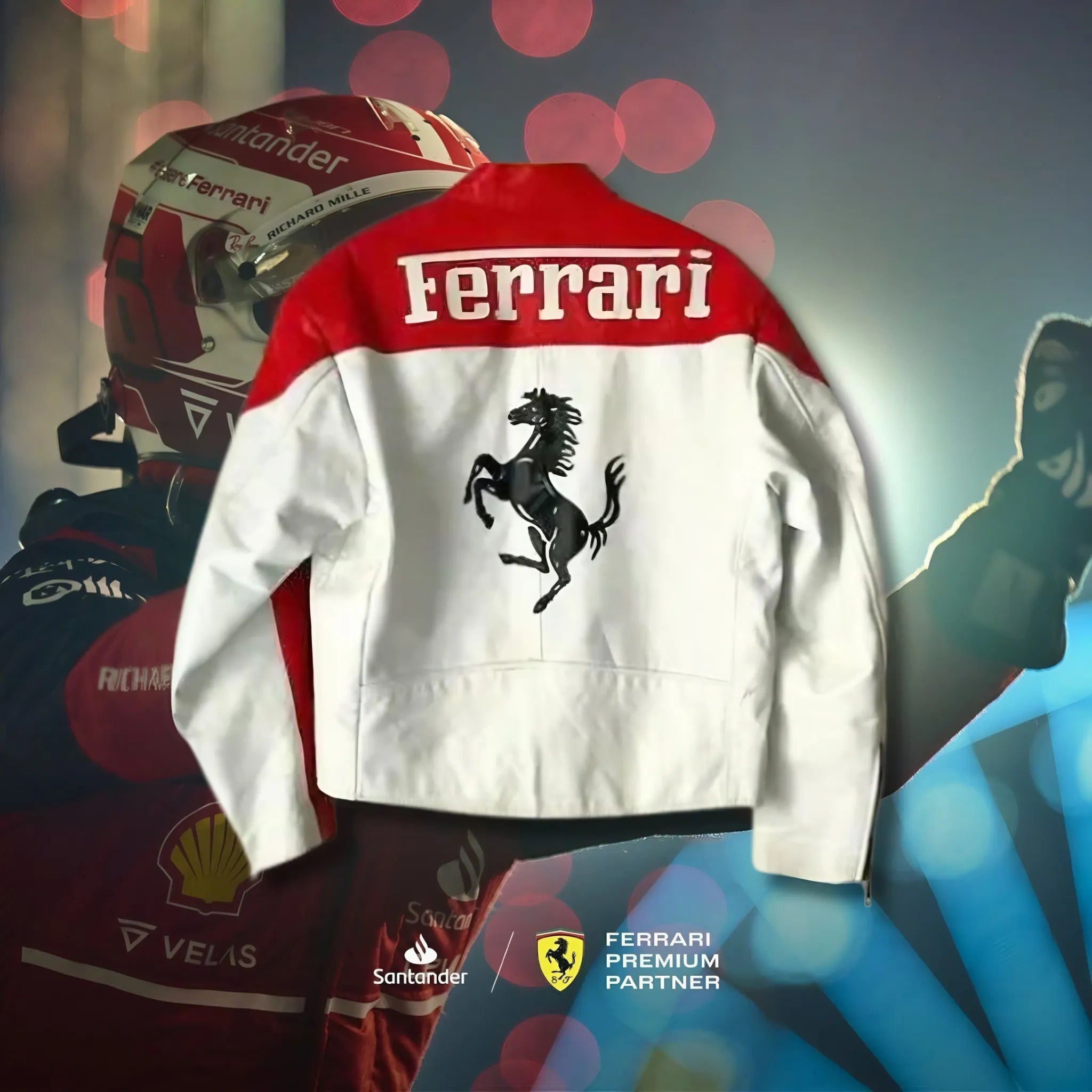 Jaqueta Vintage Scuderia Branca F1