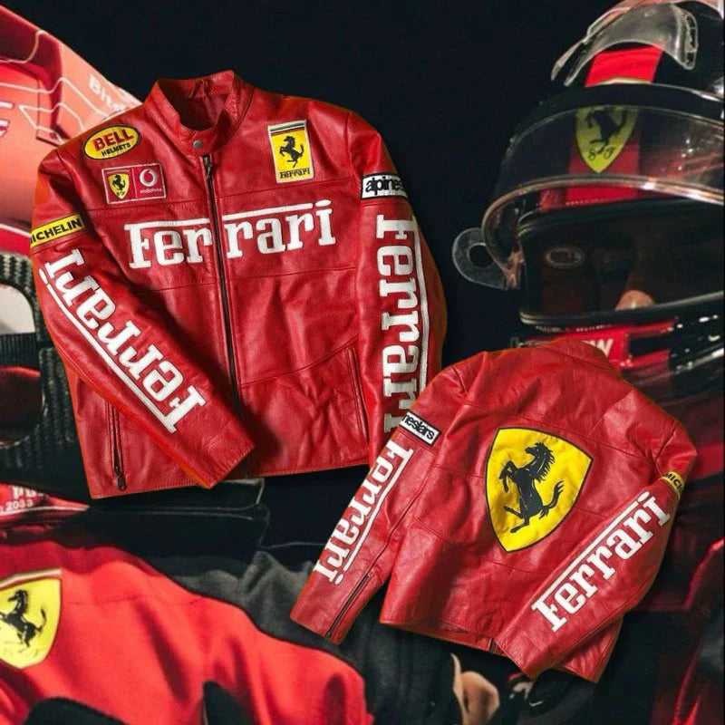 Jaqueta Vintage Ferrari F1 Motorsport Red